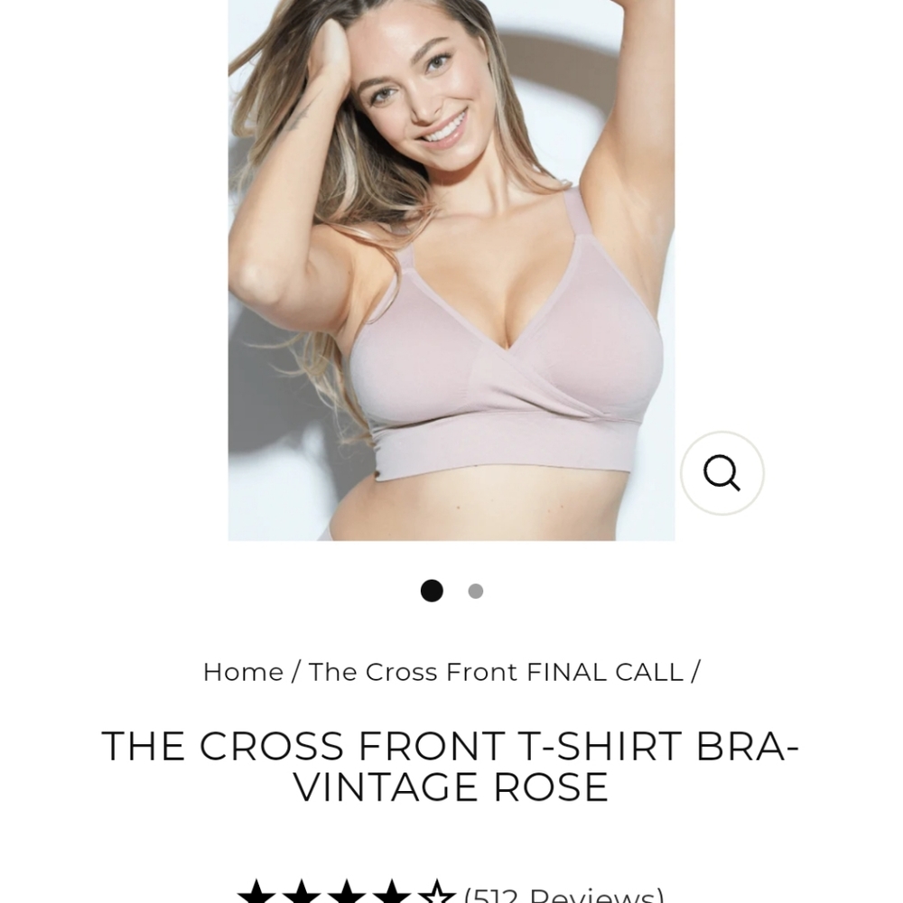 MINDD Cross-Front Bra XL 42C 42D 42DD NWT